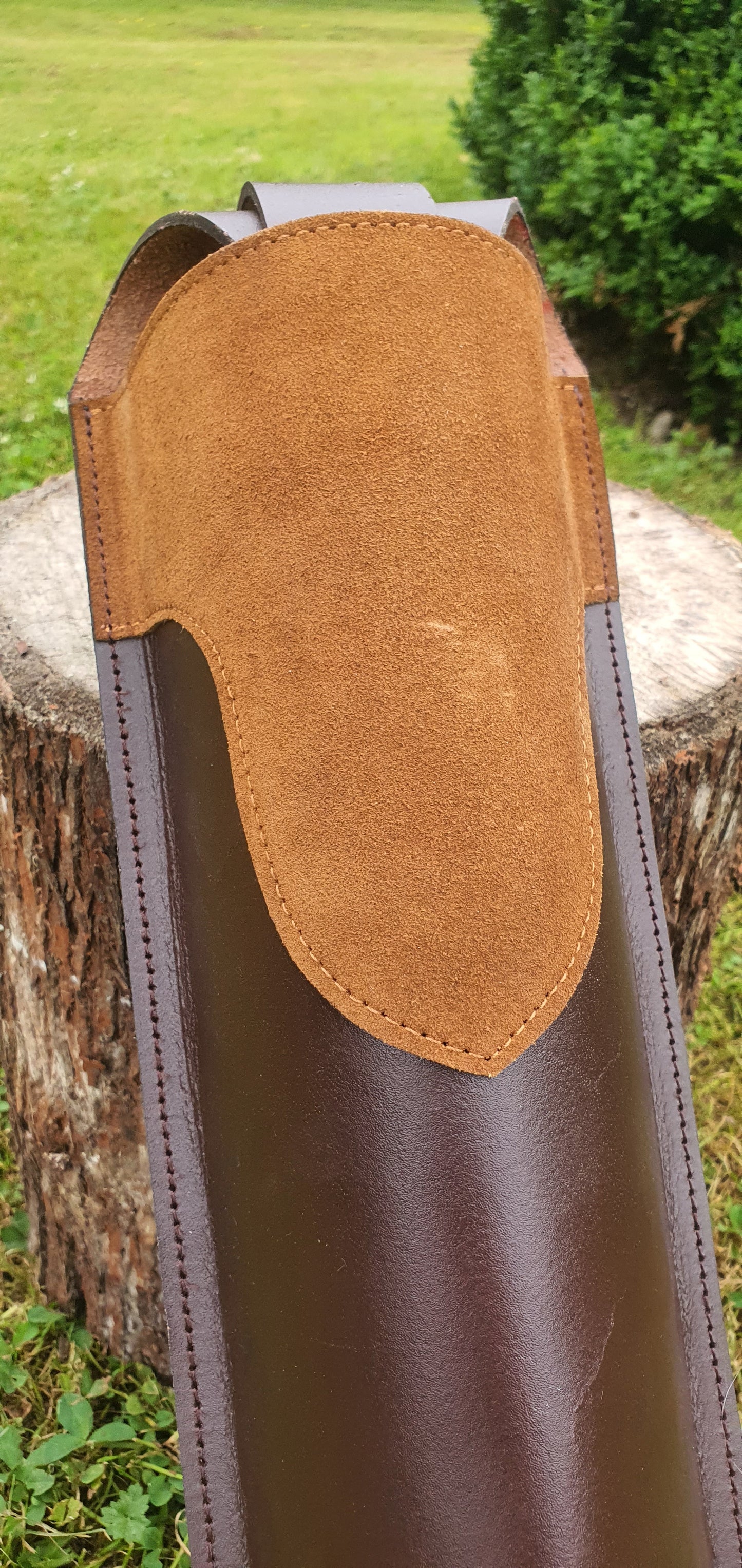 Split leather traditional quiver