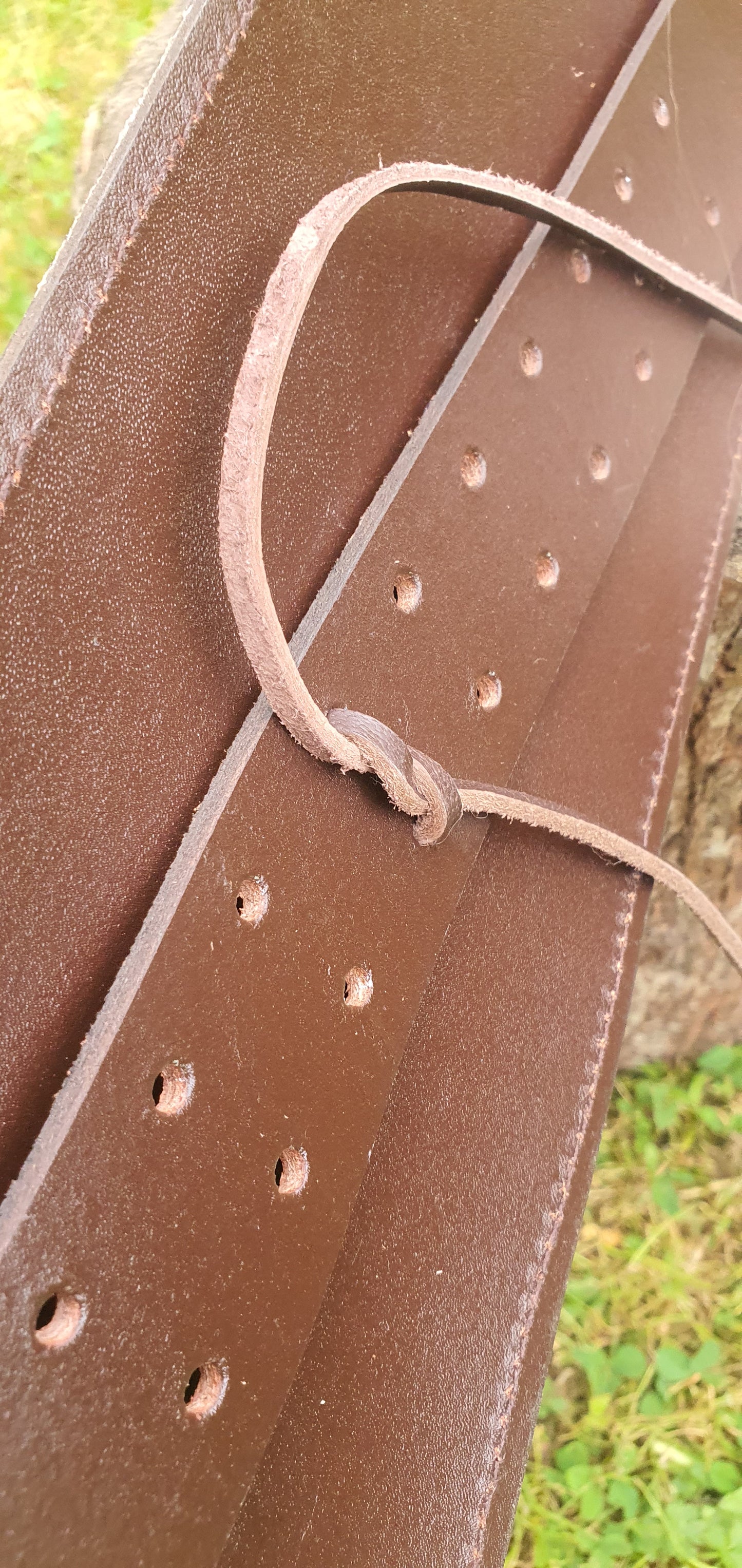 Split leather traditional quiver