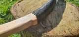 Khan's Raven: Mongolian Bow with Black Leather (30lb Draw weight)