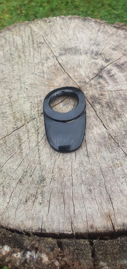 Archery thumb ring - Ox horn