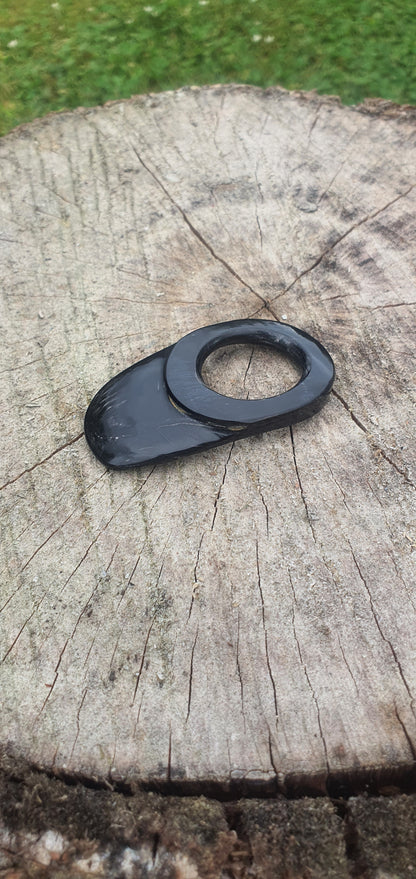 Archery thumb ring - Ox horn