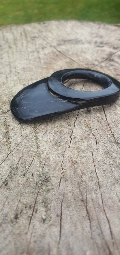 Archery thumb ring Ox horn - Main Image