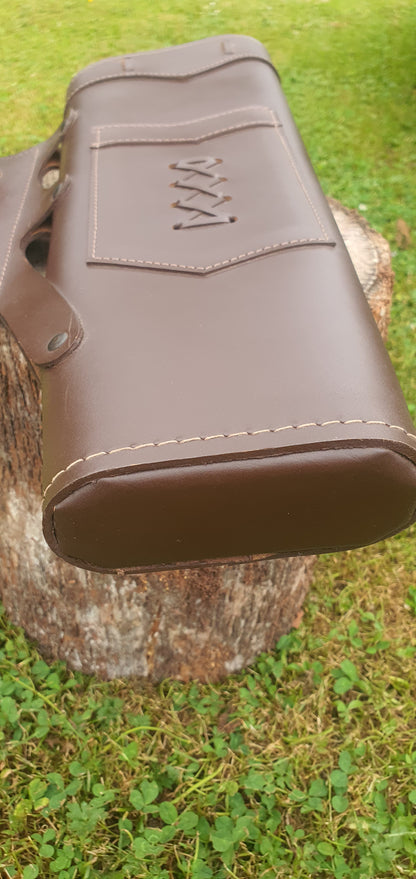 Premium leather quiver w/ Accessory pocket