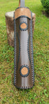 Traditional one of a kind leather quiver