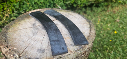 Horn plates (x2) for bow making - Water Buffalo