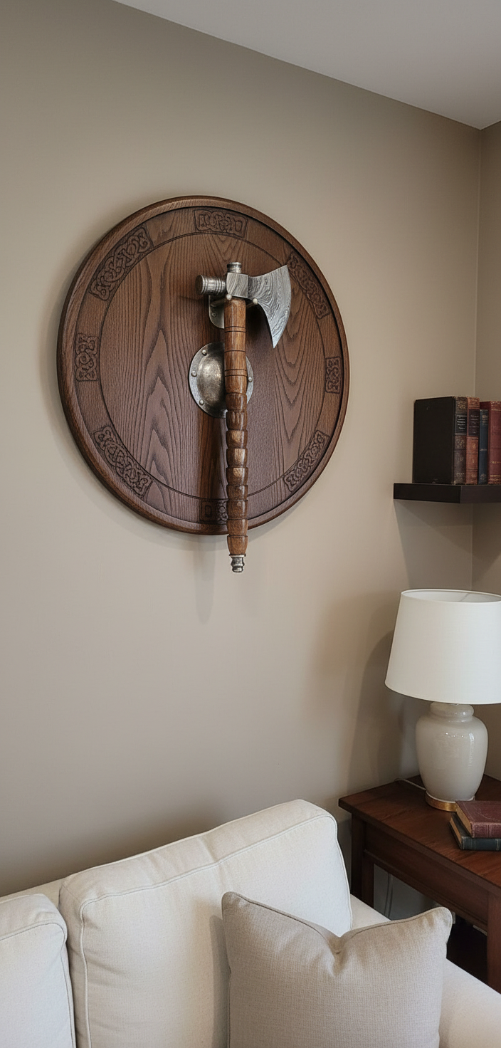 'Ajax' - Damascus steel warhammer