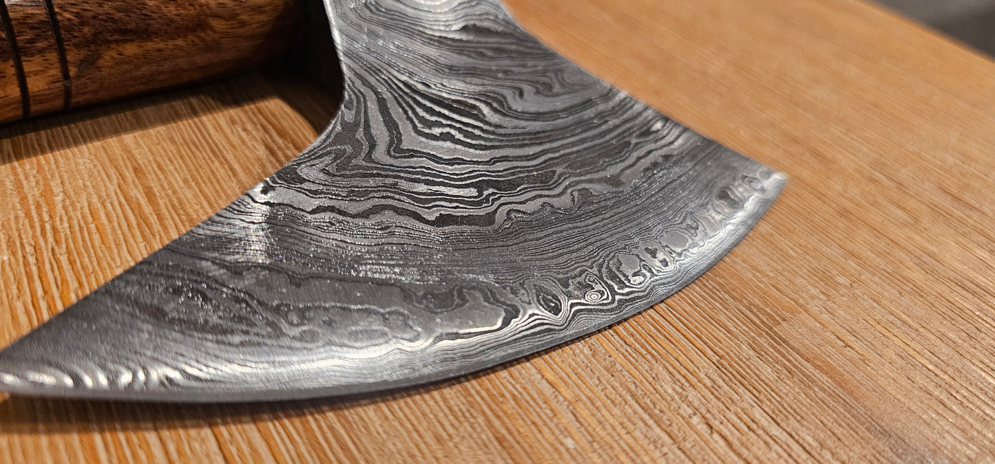 'Ajax' - Damascus steel warhammer