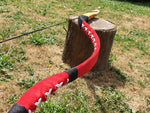 Red Leather-bound Hungarian horsebow - 30lb draw weight