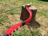 Red Leather-bound Hungarian horsebow - 30lb draw weight